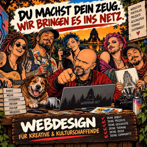 Webdesign für Kreative und Kulturschaffende