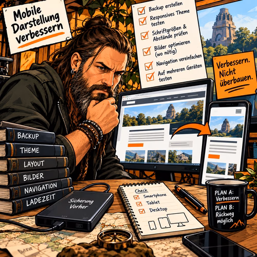 Mobile Darstellung einer WordPress-Seite verbessern