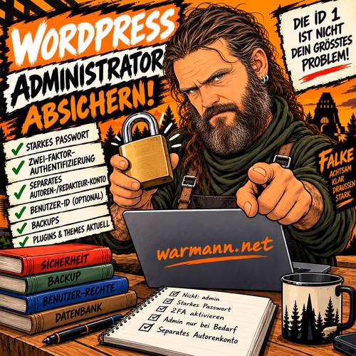 WordPress Administrator absichern